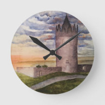 Pintura em Aquarela do Castelo Irlandês Sem Número