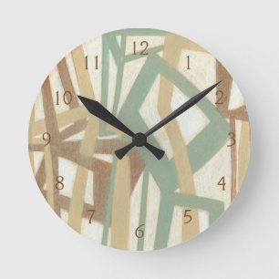 Relógio Redondo Pintura em mão livre de Norman Wyatt