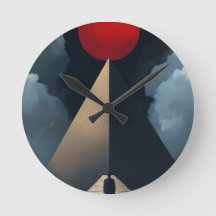 Pirâmides Excelentes do Egito e Lua Vermelha