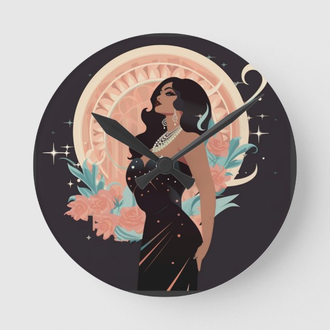 RELÓGIO REDONDO PODER DA BELEZA #1 (Frente)