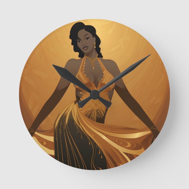 RELÓGIO REDONDO PODER DA BELEZA #4 (Frente)