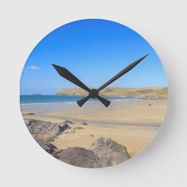 Relógio Redondo Polzeath Wall Clock (Frente)