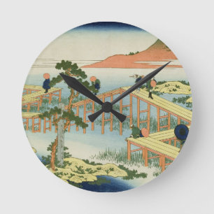 Relógio Redondo Ponte de oito porções, província de Mucawa, Jap