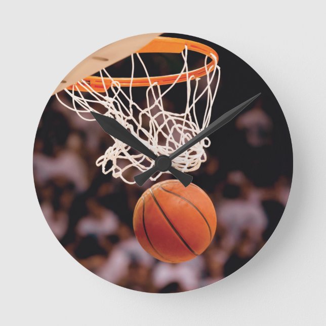 Relógio Redondo Pontuação de Basquete (Frente)