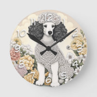 Poodle em Flores Caprichosas 