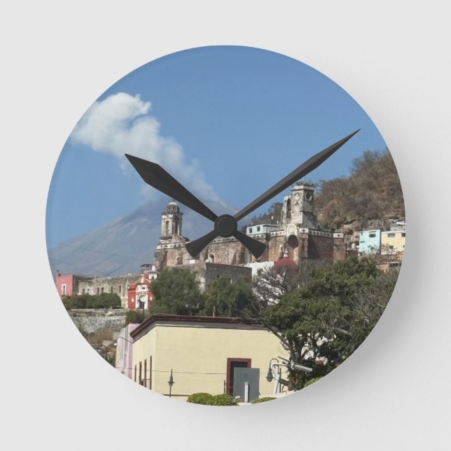 Relógio Redondo Popo disse olá (Frente)