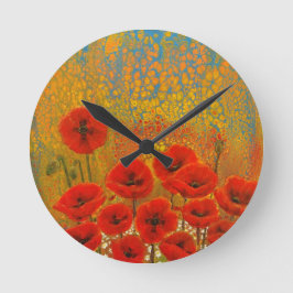 Relógio Redondo Poppy Clock