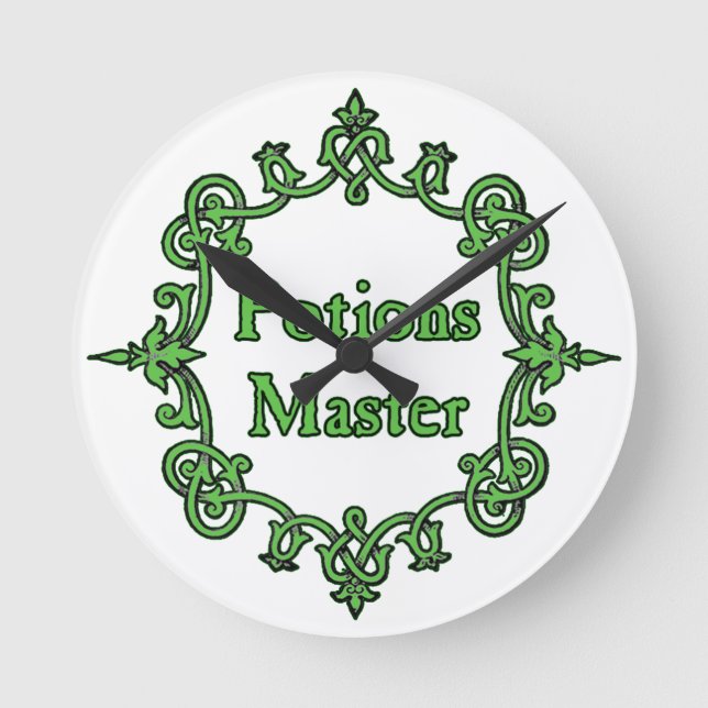 Relógio Redondo Potions Master - Wall Clock nº 1 (Frente)
