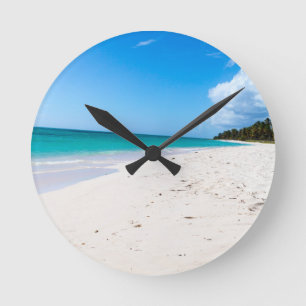 Relógio Redondo praia de Isla Saona no Caribe