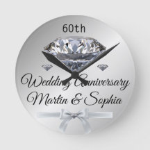 Presente de 60º aniversário do Silver Diamond para