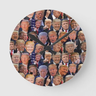 Relógio Redondo Presente engraçado do Trump