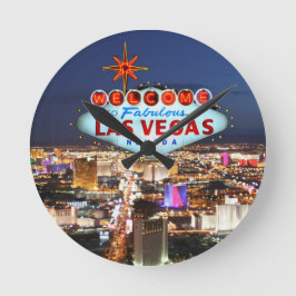 Relógio Redondo Presentes de Las Vegas