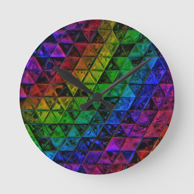 Relógio Redondo Pride Glass (Frente)