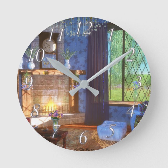 Relógio Redondo Primavera Felicity Clocks (Frente)