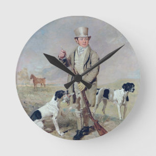 Relógio Redondo Príncipe de Richard, com Damon, o coronel atrasad