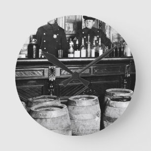 Relógio Redondo Proibição - Blogueiro de Invasão da Polícia - M