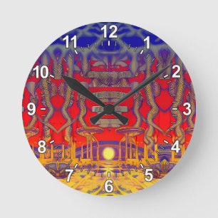 Relógio Redondo Psychedelic Dreamland