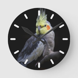 Relógio Redondo Pulso de disparo 2 do Cockatiel