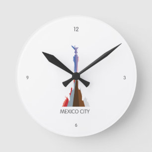 Relógio Redondo Pulso de disparo - Cidade do México