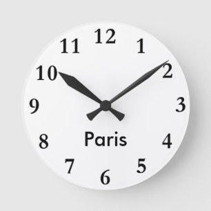 Relógio Redondo Pulso de disparo conhecido da cidade