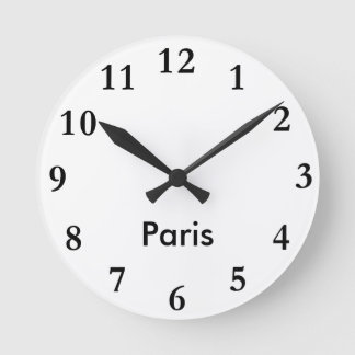 Relógio Redondo Pulso de disparo conhecido da cidade