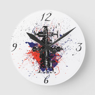 Relógio Redondo Pulso de disparo da fonte