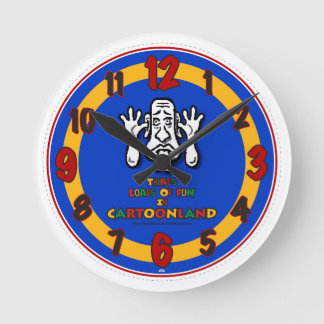 RELÓGIO REDONDO PULSO DE DISPARO DE CARTOONLAND