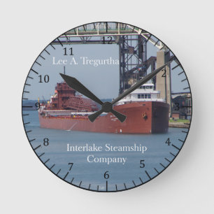 Relógio Redondo Pulso de disparo de Lee A. Tregurtha