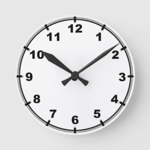 Relógio Redondo Pulso de disparo de parede customizável da cozinh