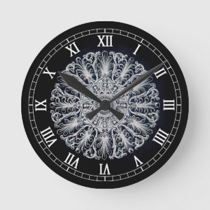 Relógio Redondo Pulso de disparo de parede do medalhão do