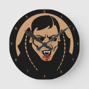 Relógio Redondo Pulso de disparo de parede do tempo da infinidade