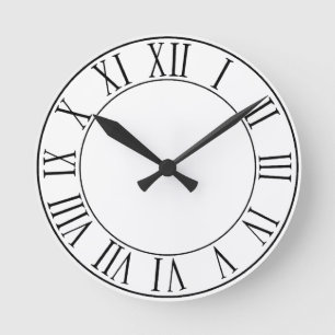 Relógio Redondo Pulso de disparo de Personalizable com números