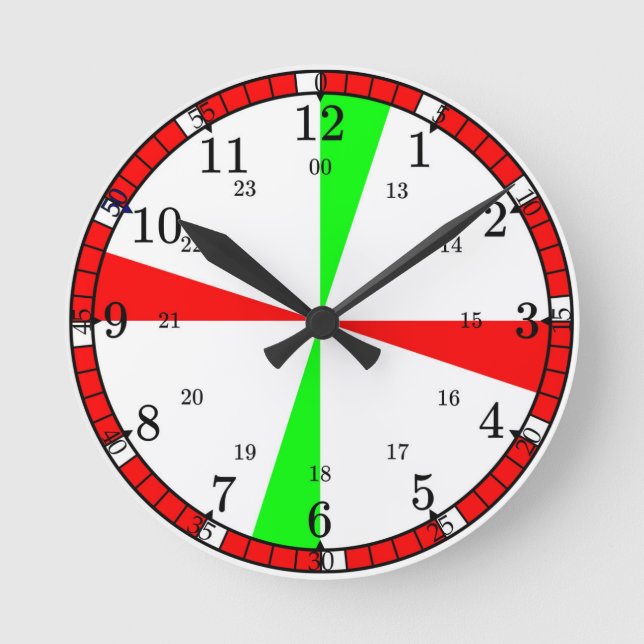 Relógio Redondo Pulso de disparo de rádio da sala do navio (Frente)