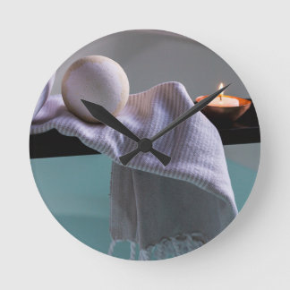 Relógio Redondo Pulso de disparo de relaxamento do banho