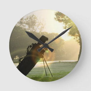 Relógio Redondo Pulso de disparo do golfe