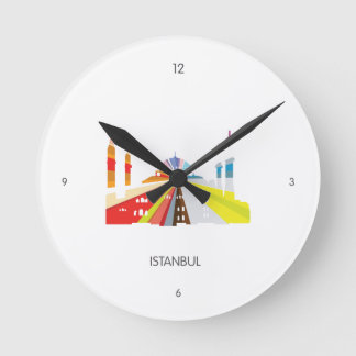 Relógio Redondo Pulso de disparo - Istambul