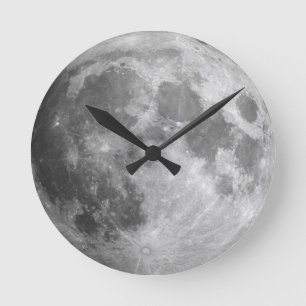 Relógio Redondo Pulso de disparo lunar