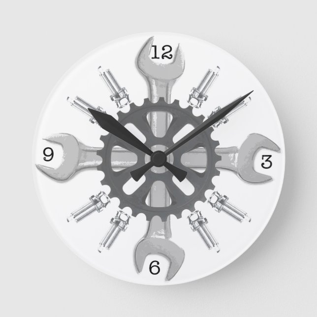 Relógio Redondo Pulso de disparo mecânico (Frente)