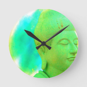 Relógio Redondo Pulso de disparo RETRO de BUDDHA