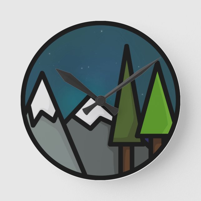 Relógio Redondo Pulso de disparo simples do ar livre (Frente)