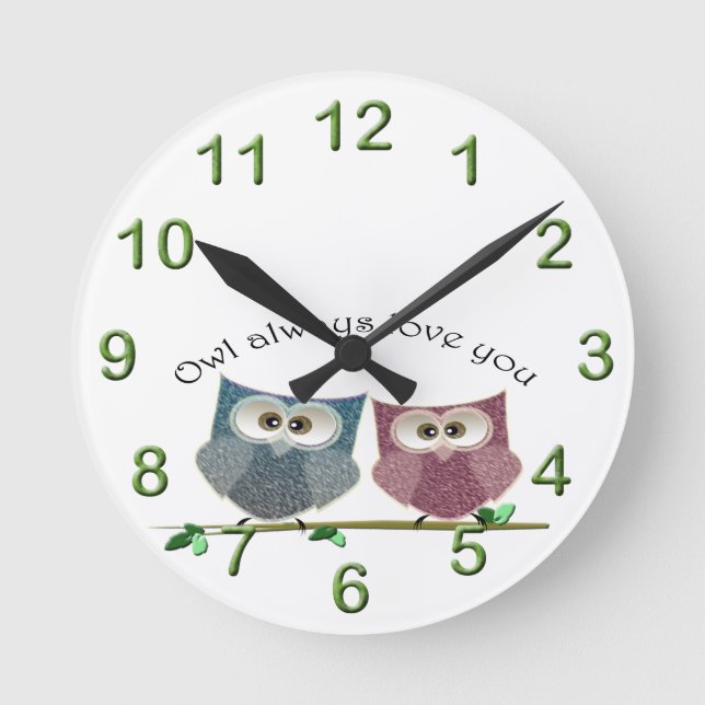 Relógio Redondo Pulsos de disparo (Frente)