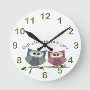 Relógio Redondo Pulsos de disparo