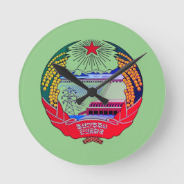 Relógio Redondo Pyongyang, Coreia do Norte (RPDC) Hermit Kingdom