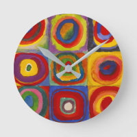 Quadrados com Círculos Concêntricos | Kandinsky |