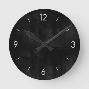 Relógio Redondo Quadro preto personalizado