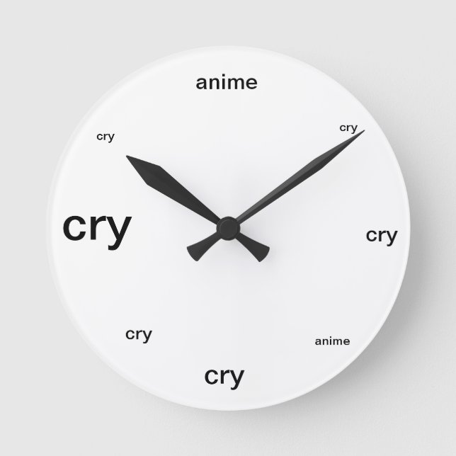 Relógio Redondo Quando é (Frente)