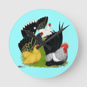 Relógio Redondo Quarteto Bantam Japonês