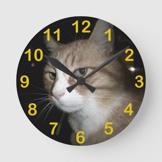 Relógio Redondo Que está pensando? (Frente)