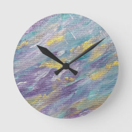 Relógio Redondo Quiet Reign Modern Art