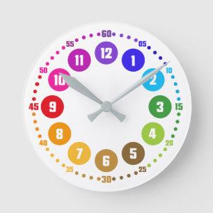 Relógio Redondo rainbowatch Lernuhr K12-AU-UE